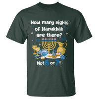 Funny 67 Hanukkah T Shirt How Many Nights Of Hanukkah Are There Not 6 or 7 - Wonder Print Shop