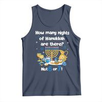 Funny 67 Hanukkah Tank Top How Many Nights Of Hanukkah Are There Not 6 or 7 - Wonder Print Shop