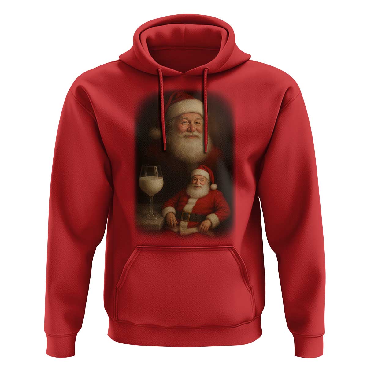 Funny Christmas Santa Drinking Milk Dank Meme Hoodie - Wonder Print Shop