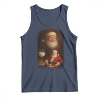 Funny Christmas Santa Drinking Milk Dank Meme Tank Top - Wonder Print Shop