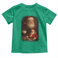 Funny Christmas Santa Drinking Milk Dank Meme Toddler T Shirt - Wonder Print Shop