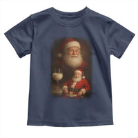 Funny Christmas Santa Drinking Milk Dank Meme Toddler T Shirt - Wonder Print Shop