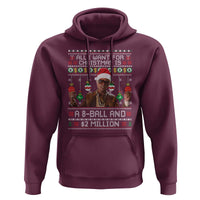 Funny Christmas Billy Meme Hoodie All I Want For Christmas Is A 8 Ball And 2 Million Dollars - Wonder Print Shop