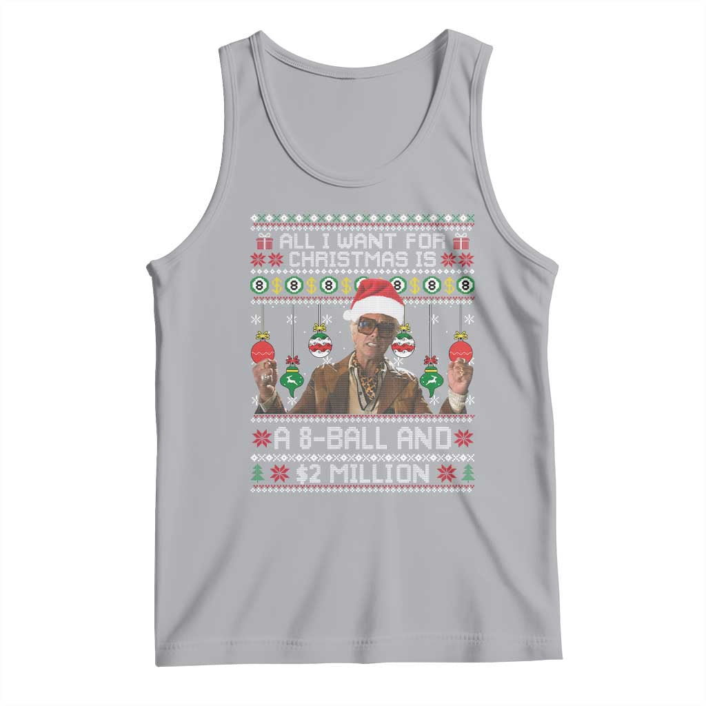 Funny Christmas Billy Meme Tank Top All I Want For Christmas Is A 8 Ball And 2 Million Dollars - Wonder Print Shop