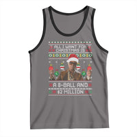 Funny Christmas Billy Meme Tank Top All I Want For Christmas Is A 8 Ball And 2 Million Dollars - Wonder Print Shop