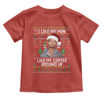 Funny Christmas Jeffrey Dahmer Toddler T Shirt I Like My Men Like My Coffee Ground Up Serial Killer - Wonder Print Shop