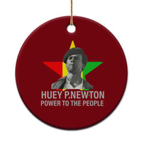 Huey P.Newton Power To The People Ceramic Ornament Black Panther Party Black History Month
