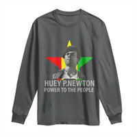 Huey P.Newton Power To The People Long Sleeve Shirt Black Panther Party Black History Month