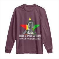 Huey P.Newton Power To The People Long Sleeve Shirt Black Panther Party Black History Month