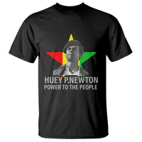 Huey P.Newton Power To The People T Shirt Black Panther Party Black History Month