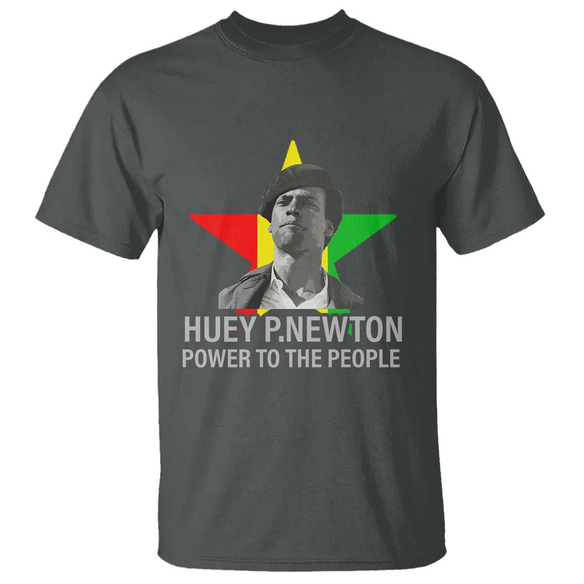 Huey P.Newton Power To The People T Shirt Black Panther Party Black History Month