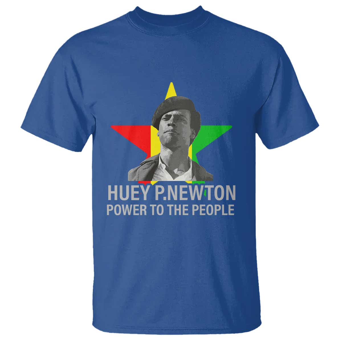 Huey P.Newton Power To The People T Shirt Black Panther Party Black History Month