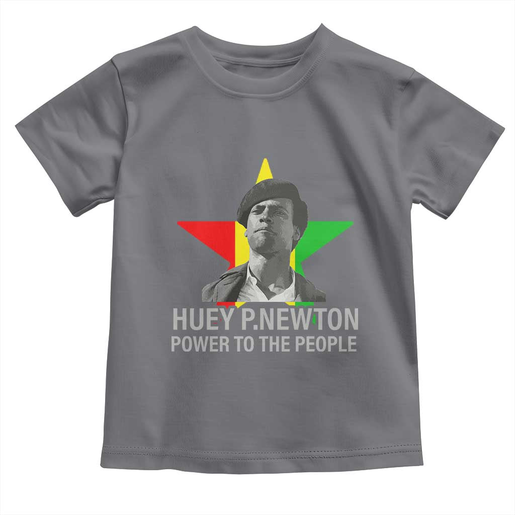 Huey P.Newton Power To The People Toddler T Shirt Black Panther Party Black History Month