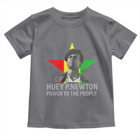 Huey P.Newton Power To The People Toddler T Shirt Black Panther Party Black History Month