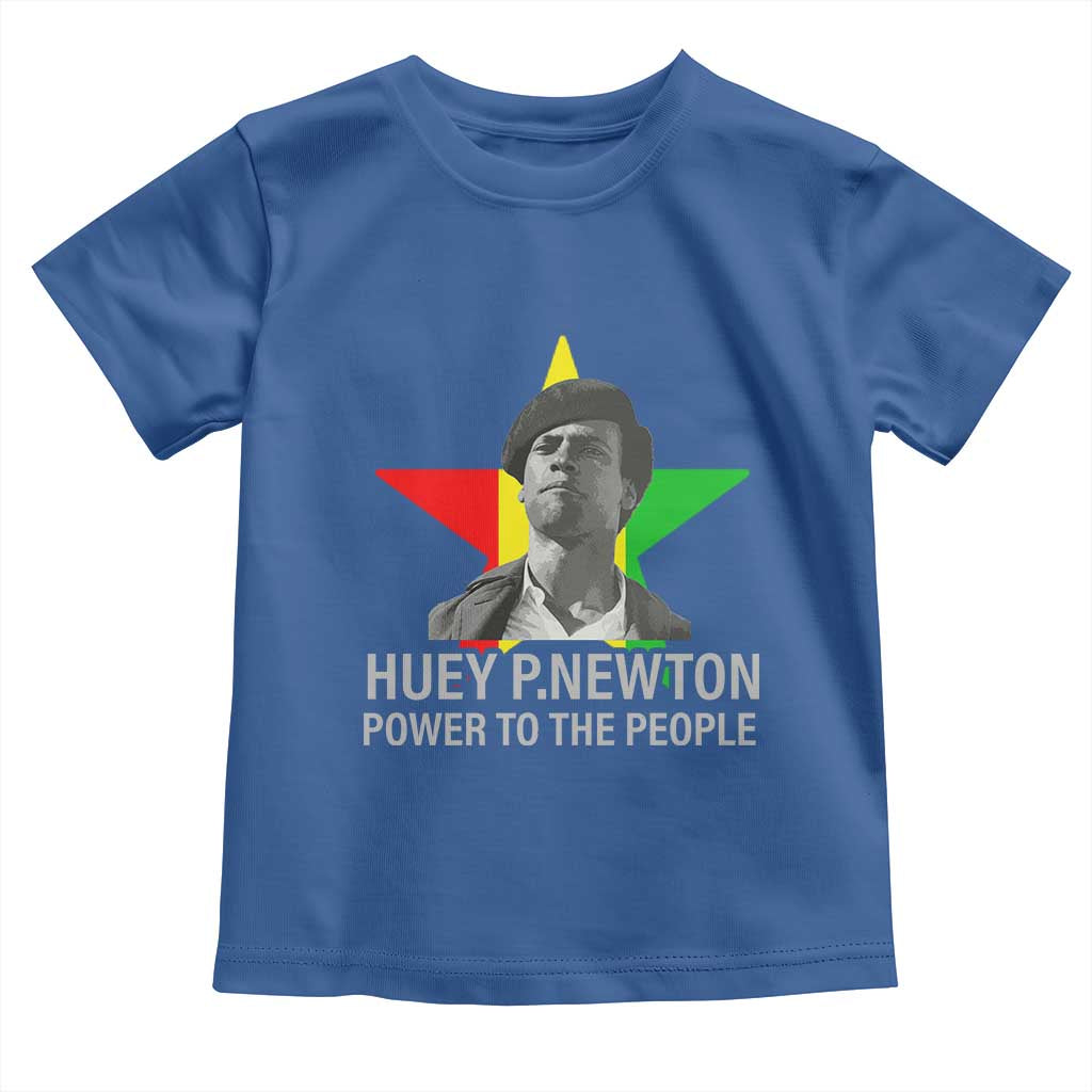 Huey P.Newton Power To The People Toddler T Shirt Black Panther Party Black History Month