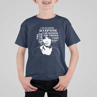 Angela Davis Quotes T Shirt For Kid I Am No Longer Accepting The Things I Cannot Change Black History Month