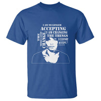 Angela Davis Quotes T Shirt I Am No Longer Accepting The Things I Cannot Change Black History Month
