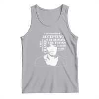 Angela Davis Quotes Tank Top I Am No Longer Accepting The Things I Cannot Change Black History Month