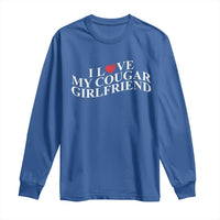 Funny I Love My Cougar Girlfriend Long Sleeve Shirt Boyfriend Valentines Couple Matching