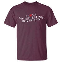 Funny I Love My Hot Latino Boyfriend T Shirt Girlfriend Valentines Couple Matching