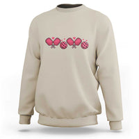 Funny Valentine's Day Xoxo Pink Pickleball Sweatshirt