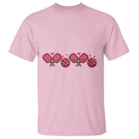 Funny Valentine's Day Xoxo Pink Pickleball T Shirt