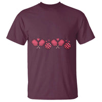 Funny Valentine's Day Xoxo Pink Pickleball T Shirt