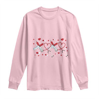 Funny Valentine's Day Nurse Doctor Long Sleeve Shirt Heart Stethoscope