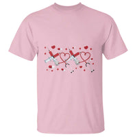 Funny Valentine's Day Nurse Doctor T Shirt Heart Stethoscope