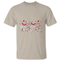 Funny Valentine's Day Nurse Doctor T Shirt Heart Stethoscope