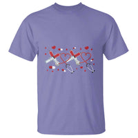 Funny Valentine's Day Nurse Doctor T Shirt Heart Stethoscope