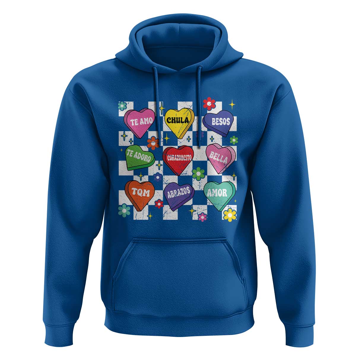 Funny Spanish Candy Heart Valentine's Day Hoodie