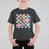 Funny Spanish Candy Heart Valentine's Day T Shirt For Kid