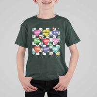 Funny Spanish Candy Heart Valentine's Day T Shirt For Kid
