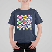 Funny Spanish Candy Heart Valentine's Day T Shirt For Kid