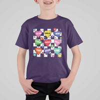 Funny Spanish Candy Heart Valentine's Day T Shirt For Kid