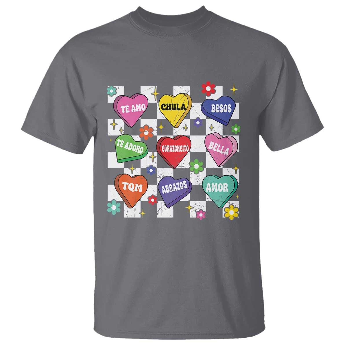 Funny Spanish Candy Heart Valentine's Day T Shirt