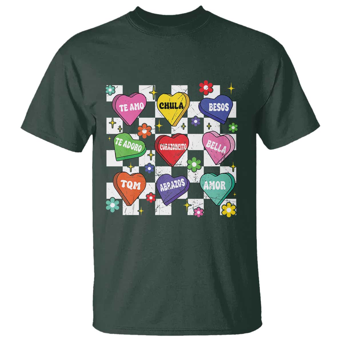 Funny Spanish Candy Heart Valentine's Day T Shirt