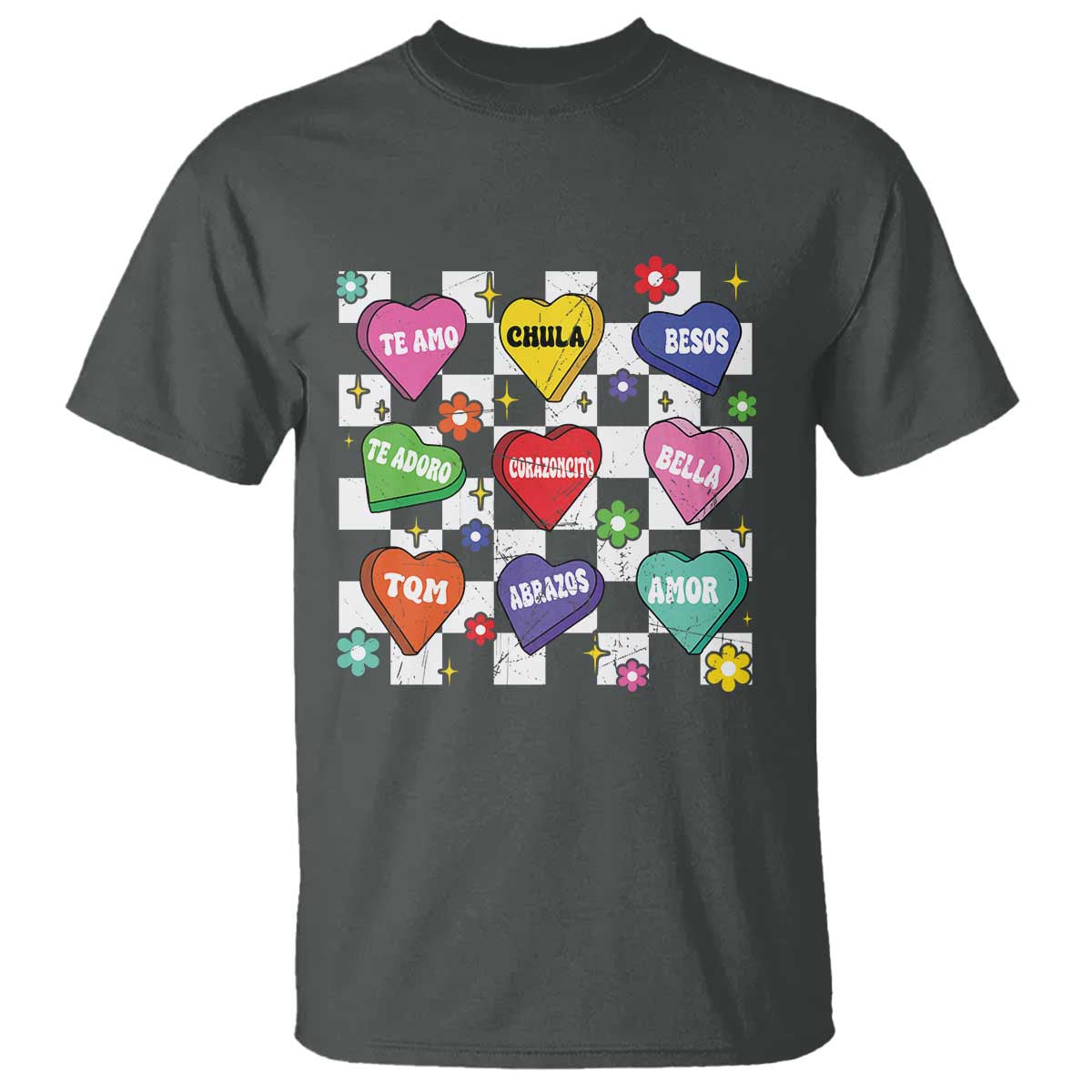Funny Spanish Candy Heart Valentine's Day T Shirt