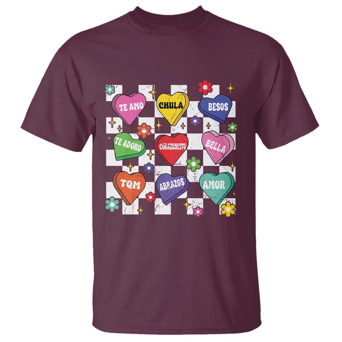 Funny Spanish Candy Heart Valentine's Day T Shirt
