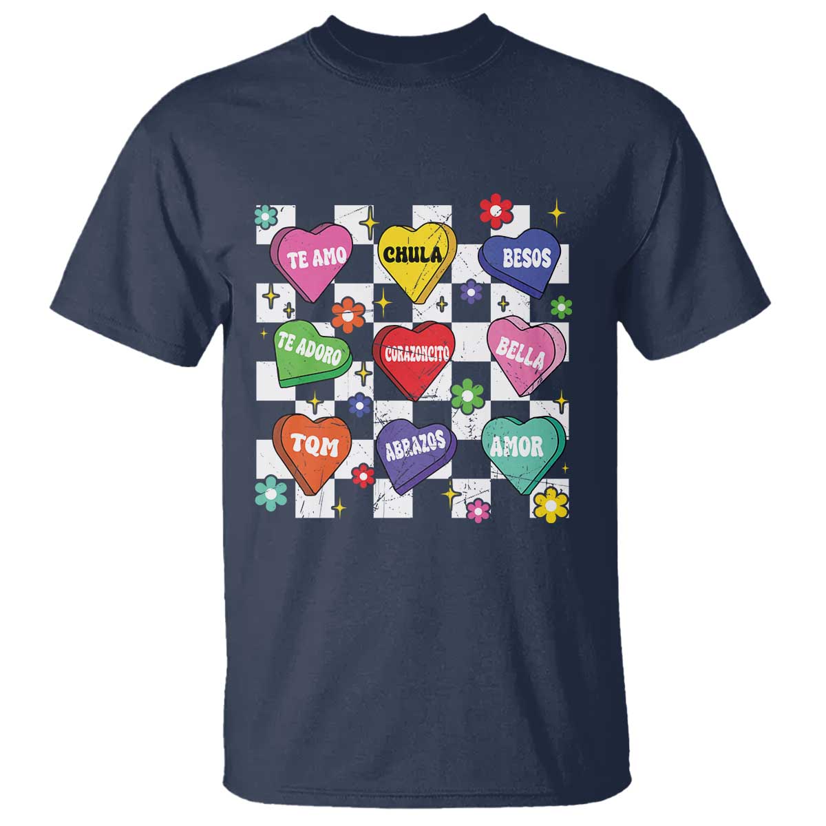 Funny Spanish Candy Heart Valentine's Day T Shirt