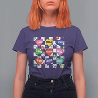 Funny Spanish Candy Heart Valentine's Day T Shirt For Women