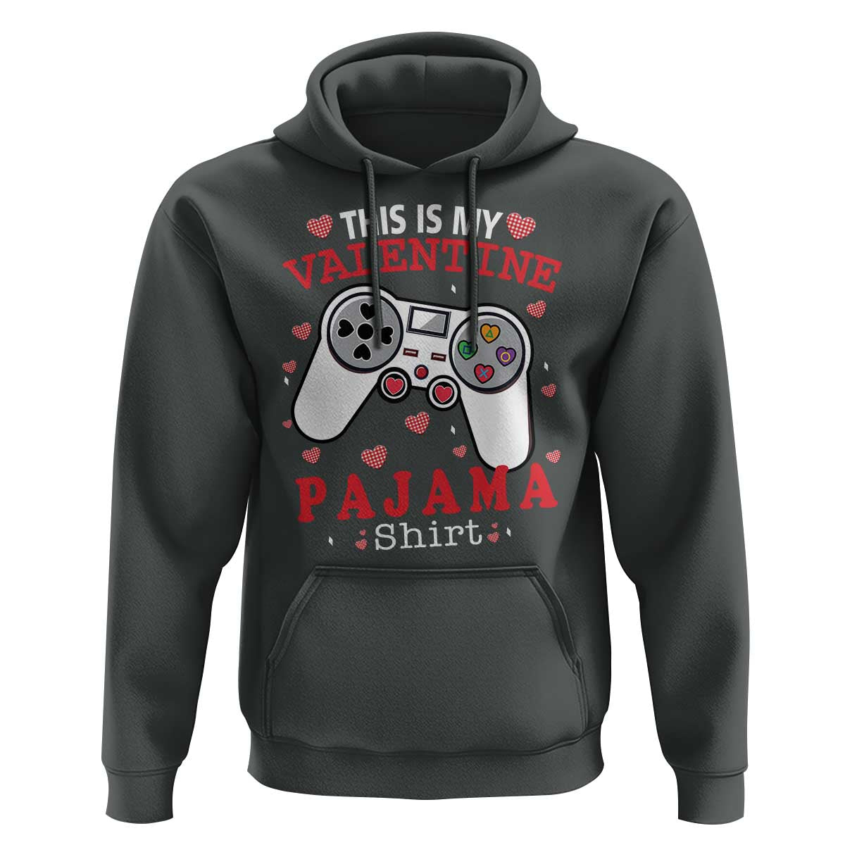 Funny Valentine's Day Gaming Hoodie This Is My Valentine Pajama Shirt Game Console