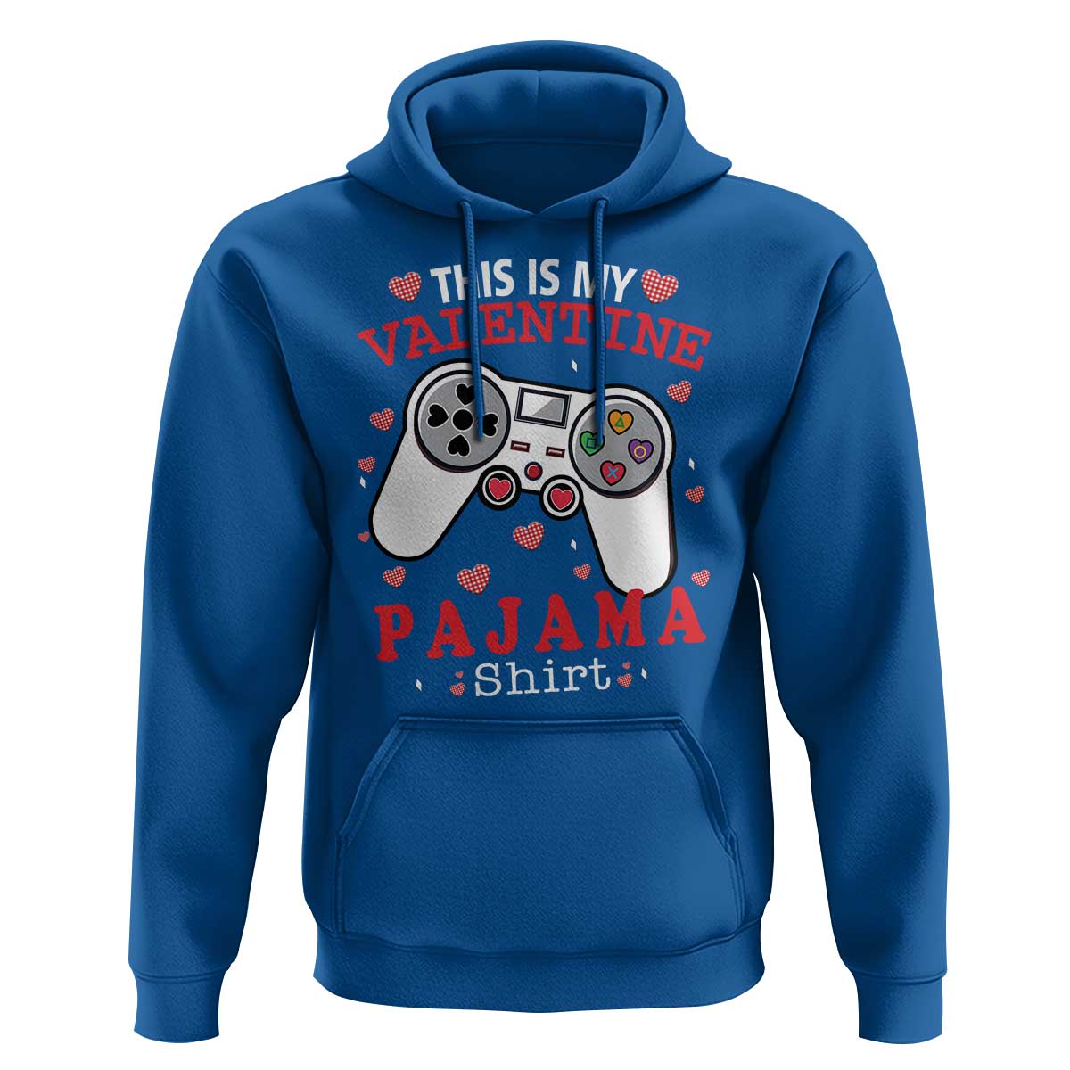 Funny Valentine's Day Gaming Hoodie This Is My Valentine Pajama Shirt Game Console
