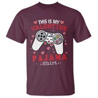 Funny Valentine's Day Gaming T Shirt This Is My Valentine Pajama Shirt Game Console