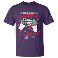 Funny Valentine's Day Gaming T Shirt This Is My Valentine Pajama Shirt Game Console