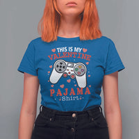 Funny Valentine's Day Gaming T Shirt For Women This Is My Valentine Pajama Shirt Game Console
