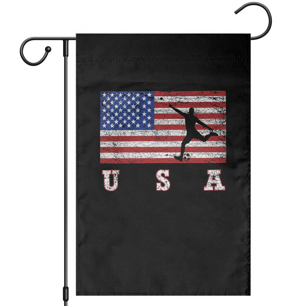 Patriotic Soccer Garden Flag USA American Flag Team - Wonder Print Shop