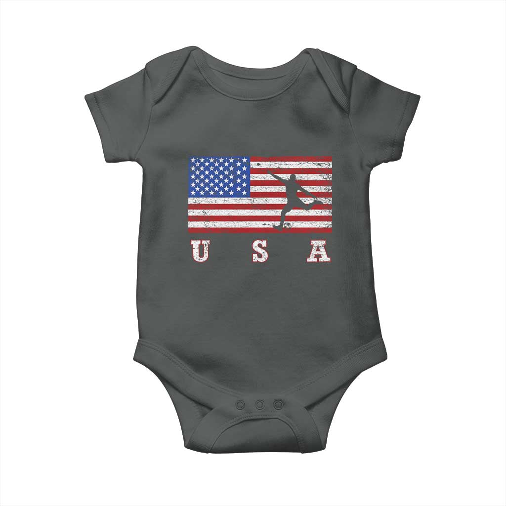 Patriotic Soccer Baby Onesie USA American Flag Team - Wonder Print Shop