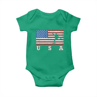 Patriotic Soccer Baby Onesie USA American Flag Team - Wonder Print Shop